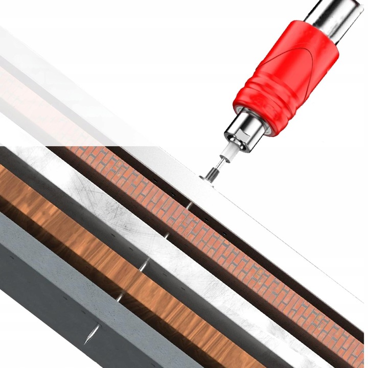 100x Gwoździe do pistoletu do betonu metalu drewna gwoździarki Gwint