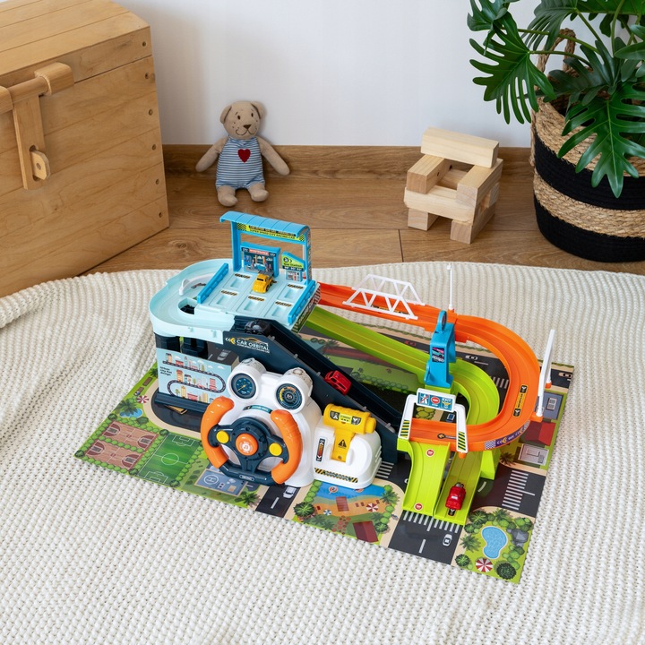 TOR PRZESZKÓD DLA SAMOCHODÓW INTERAKTYWNY PARKING WINDA KIEROWNICA AUTA