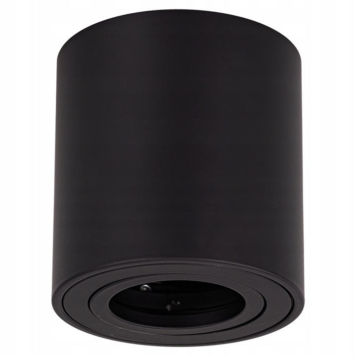 Oprawa natynkowa halogenowa TUBA LED GU10 Ruchoma CZARNA SPOT sufitowa