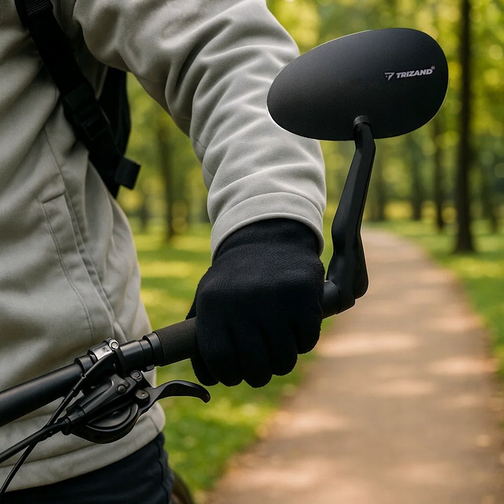 Lusterko do Roweru Lewe Nietłukące Rowerowe Regulowane Lekkie Uniwersalne