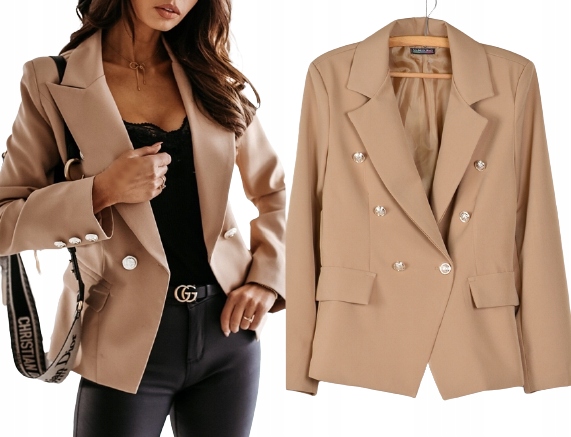 ŻAKIET MODNA MARYNARKA STYLOWY ŻAKIET różne KOLORY S 190