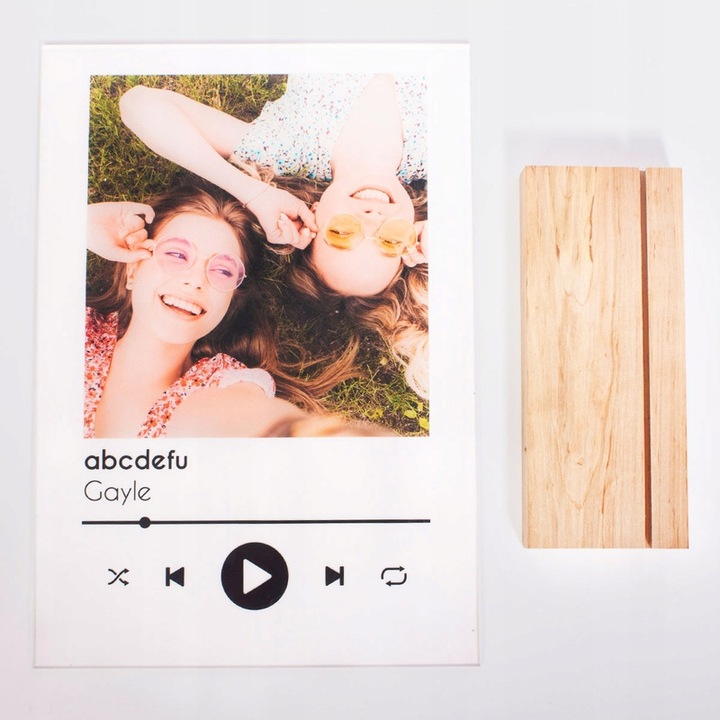 Podziękowanie prezent dla rodziców na ślub Wasze zdjęcie na szkle w 1 dzień