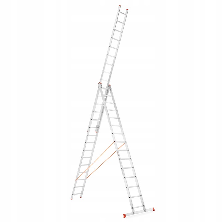 Drabina aluminiowa 3x15 HIGHER 150kg wielofunkcyjna PROFESJONALNA