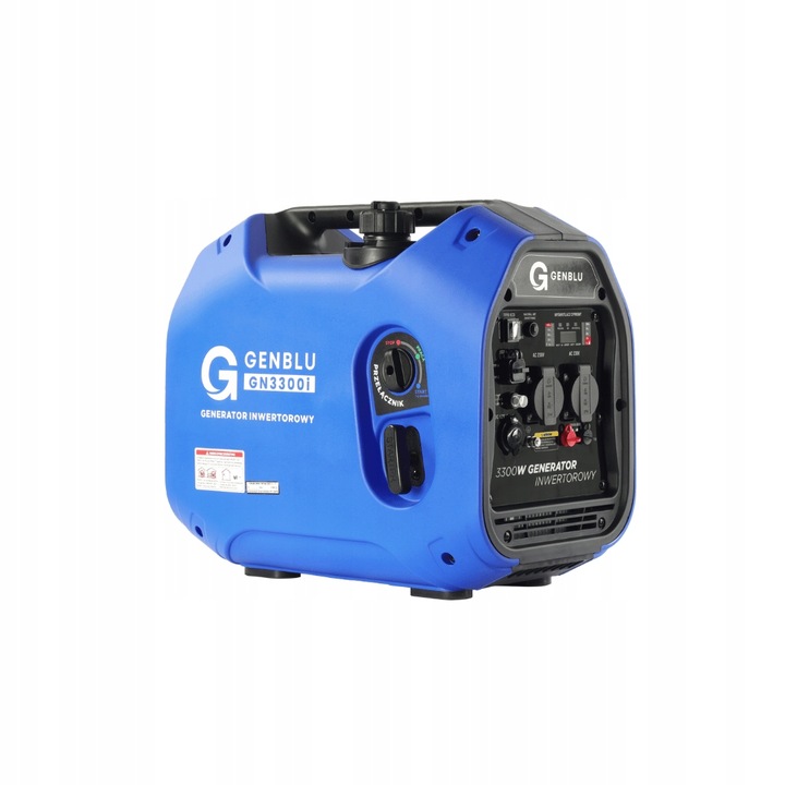 Agregat prądotwórczy inwertorowy przenośny GENBLU GN3300i 3,3 kw CICHY