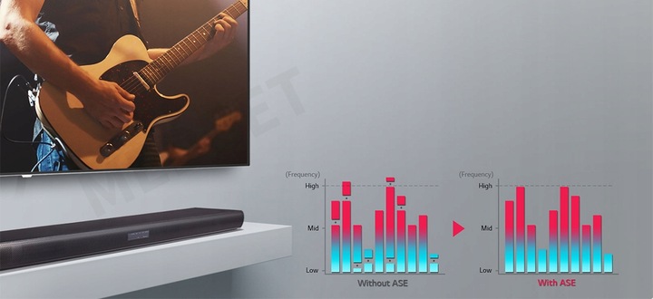 SOUNDBAR LG SQC2 300W USB BLUETOOTH BEZPRZEWODOWY SUB 6 GŁOŚNIKÓW