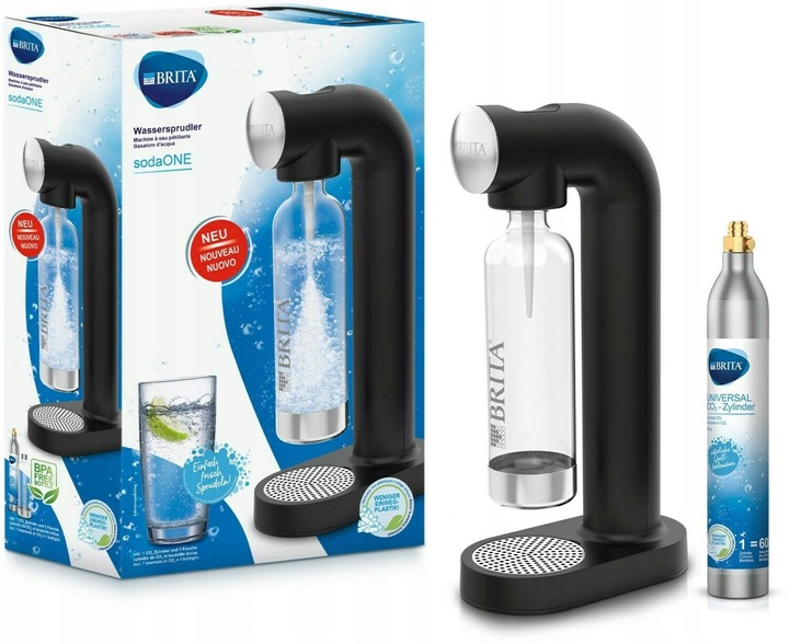 SATURATOR BRITA SodaOne (czarny) 1049249