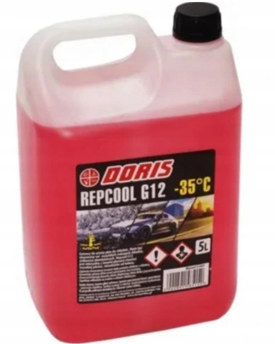 PŁYN DO CHŁODNIC RÓŻOWY G12 GLIKOL -35°C 5L