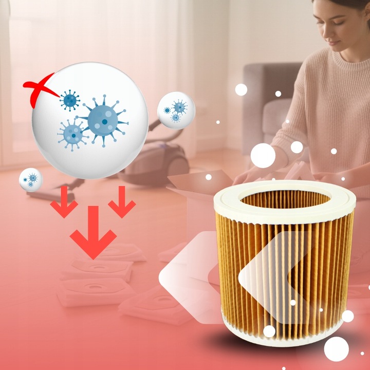 12X WORKI DO ODKURZACZA KARCHER WD3 WD2 PLUS FILTR WOREK KARCHER