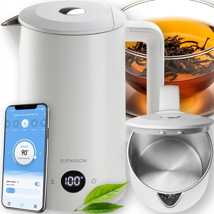 CZAJNIK ELEKTRYCZNY SMART WiFi REGULACJA TEMPERATURY TUYA CICHY ZE