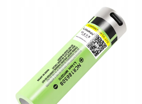 OGNIWO AKUMULATOR Li-Ion MH12210 Liitokala NCR18650B USB-C 3400mAh