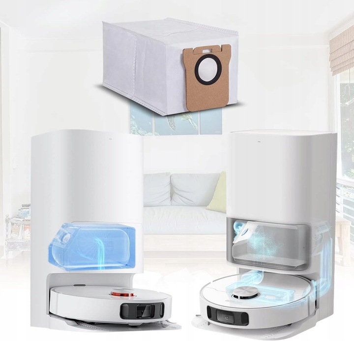 ZESTAW FILTRY SZCZOTKI WORKI DO XIAOMI X10+ X20+ S10+ DREAME S10 L10