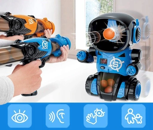 GRA STRZELANIE DO CELU ROBOT + 2 PISTOLETY