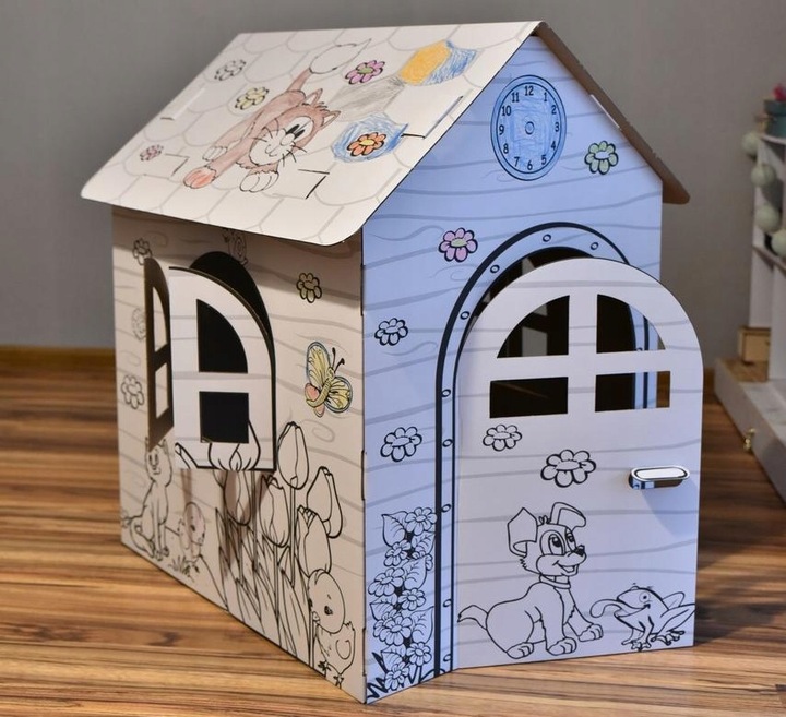 DOMEK KOLOROWANKA DO MALOWANIA KOLOROWANIA XXL