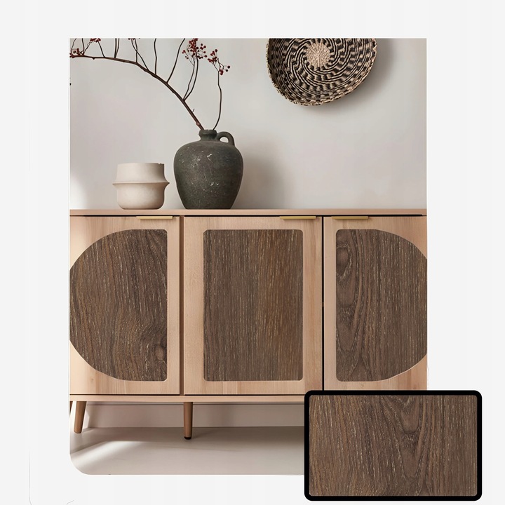 Okleina Meblowa Samoprzylepna 60x200cm Blat Drzwi Gruba Struktura