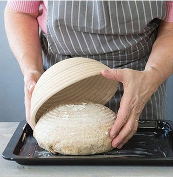KOSZYK RATAN FORMA DO WYRASTANIA CHLEBA 25 cm garowania ciasta na chleb