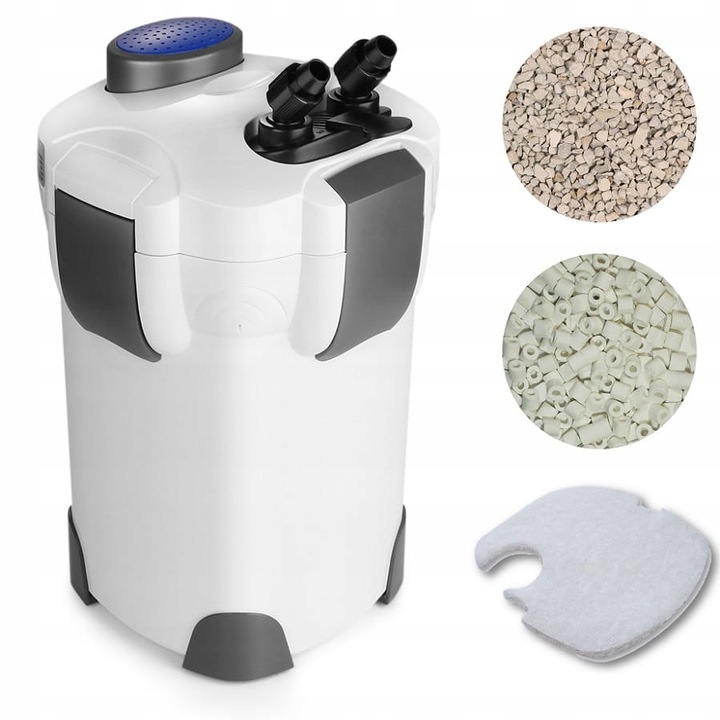 Filtr Kubełkowy Zewnętrzny Do Akwarium do 250l SunSun HW-302 1000 l/h 18W