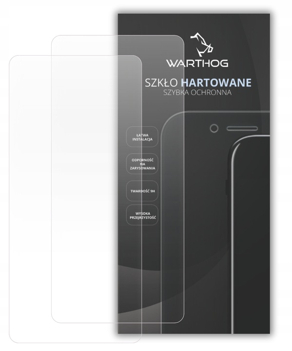 Szkło hartowane 9H Warthog do Apple iPhone 15 Pro 2szt. z Aplikatorem EZFit