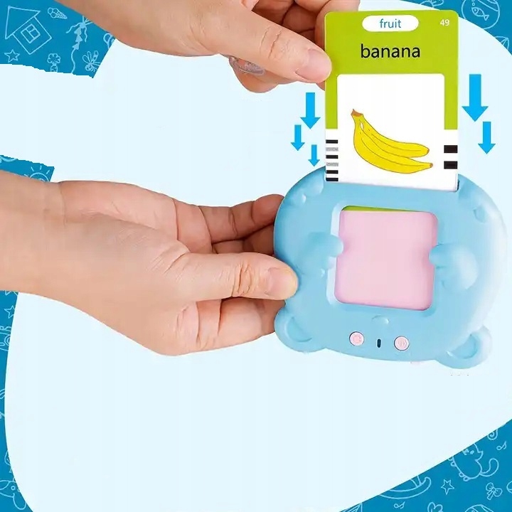 ZABAWKA DO NAUKI ANGIELSKIEGO DUŻO SŁÓWEK PREZENT DLA 3 4 5 6 7 8 LATKA