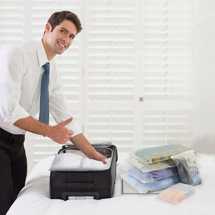 ORGANIZER PODRÓŻNY 26 SZT DO WALIZKI TORBY SZAFY ZESTAW WORKI UBRANIA BUTY