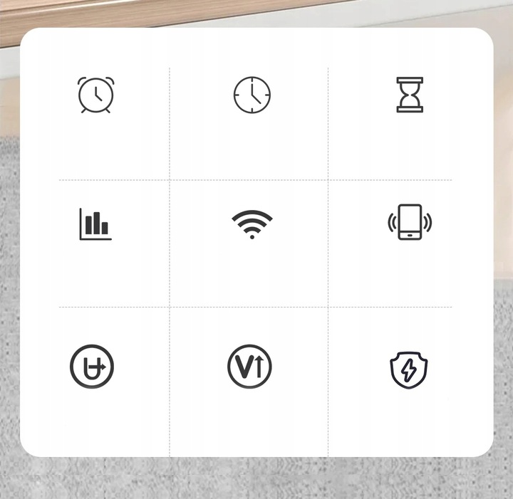 PRZEKAŹNIK WiFi Z POMIAREM PRĄDU MOCY NA SZYNĘ DIN TUYA SMART WIFI