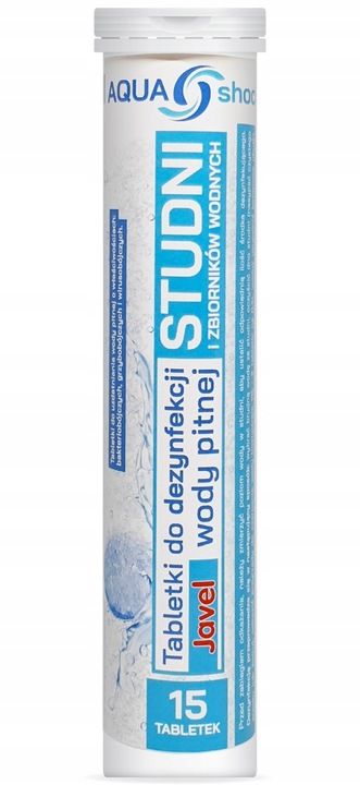 TABLETKI do uzdatniania WODY pitnej w STUDNI Aqua