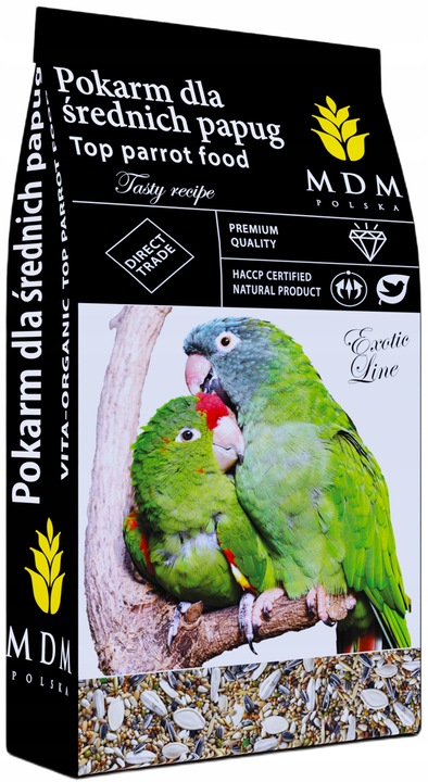 karma dla papug średnich ze słonecznikiem "Energy Taste" MDM PŚ 1 x 10kg fa