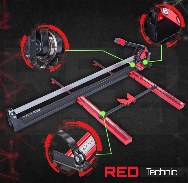 PRZECINARKA do Glazury MASZYNKA Ręczna do Cięcia Płytek LASER 1200 mm