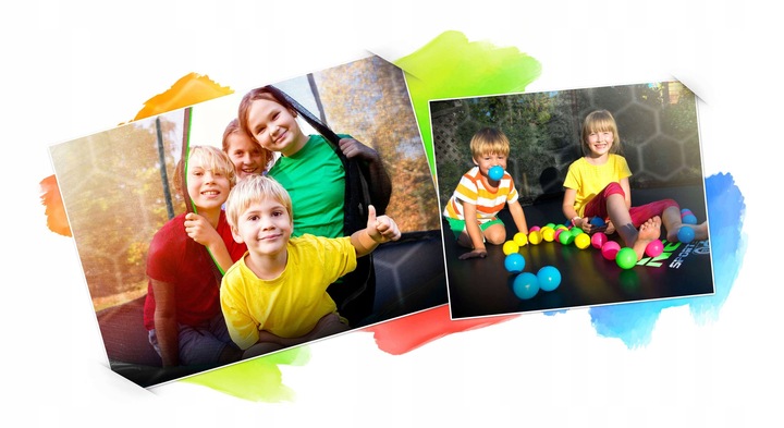 TRAMPOLINA OGRODOWA DLA DZIECI 252cm 8ft PREMIUM