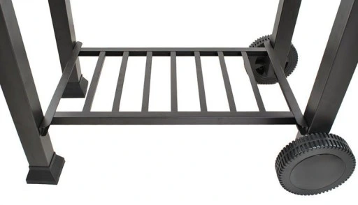 GRILL WĘGLOWY OGRODOWY ANGULAR RUSZT ŻELIWNY