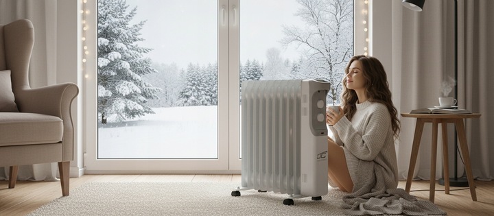 GRZEJNIK ELEKTRYCZNY OLEJOWY OLEJAK 2500W DUŻA MOC XXL 11 ŻEBEREK