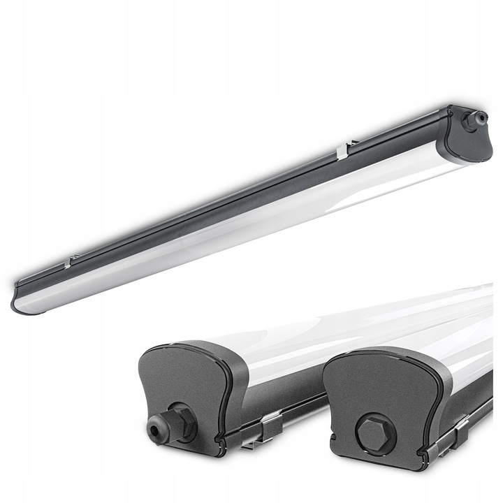 Lampa Sufitowa LED Do Garażu IP65 80W 150cm Warsztatu Oprawa