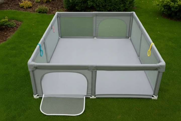 KOJEC DLA DZIECI PREMIUM 150x180 SUCHY BASEN 4 UCHWYTY TORBA