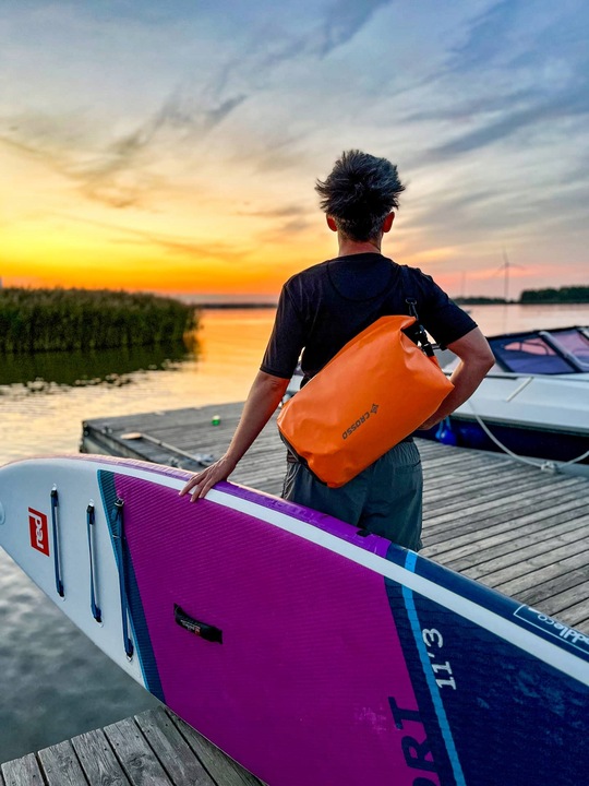 Szary worek Crosso Dry Bag / 40 l