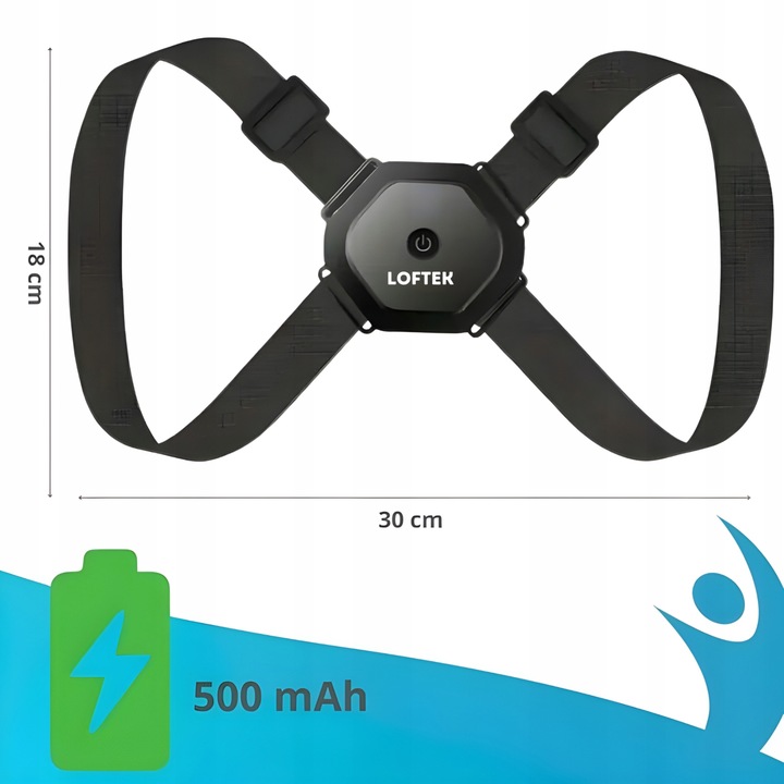 Korektor Postawy Inteligentny Pajączek USB na Plecy dla Dzieci i