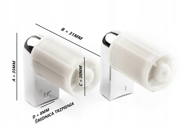 Zawiasy do deski Cersanit K99-0238 wolnoopadającej METROPOLITAN