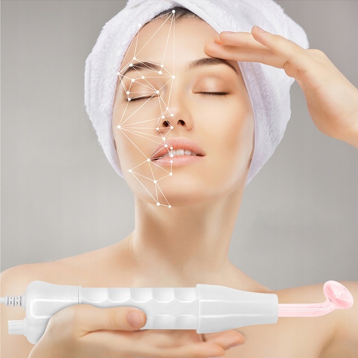 DARSONVAL DERMA WAND 4 PELOTY PIELĘGNACJA ELEKTRODY DO TWARZY WŁOSÓW CIAŁA