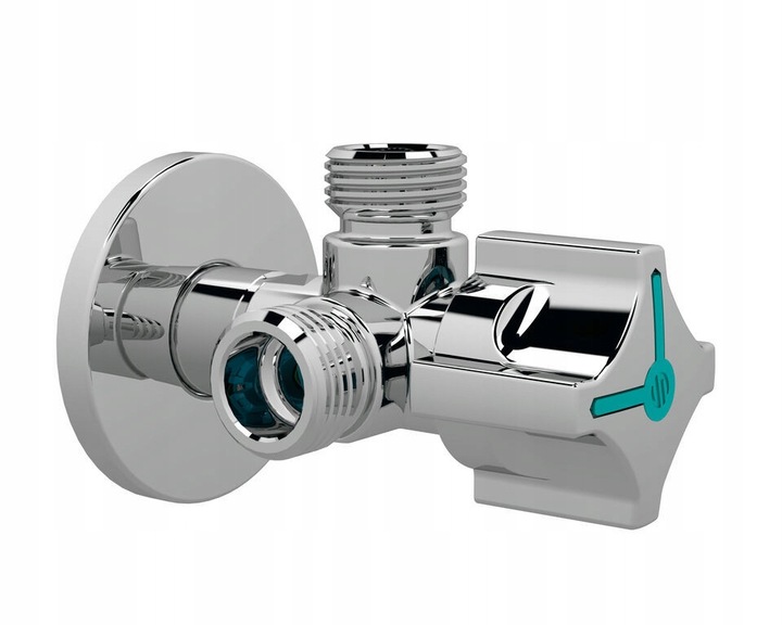 Zawór kątowy Arco 1/2''-3/8"-3/8"