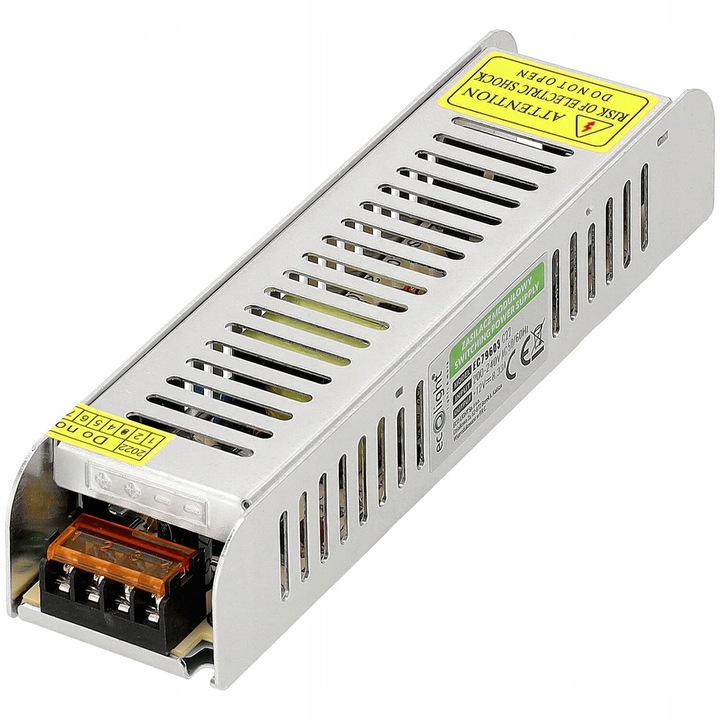 Zasilacz 12V LED 100W 8,33A Modułowy SLIM Do Taśmy SMD COB Montażowy