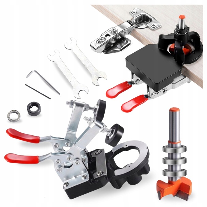 Szablon do Wiercenia Otworów pod Zawias 35 Znacznik Zawiasów Frez do