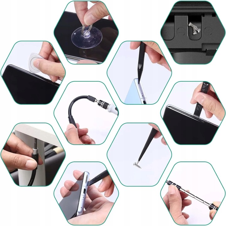 PROFESJONALNY ZESTAW narzędzi śrubokrętów wkrętaki torx bity DUŻY 132