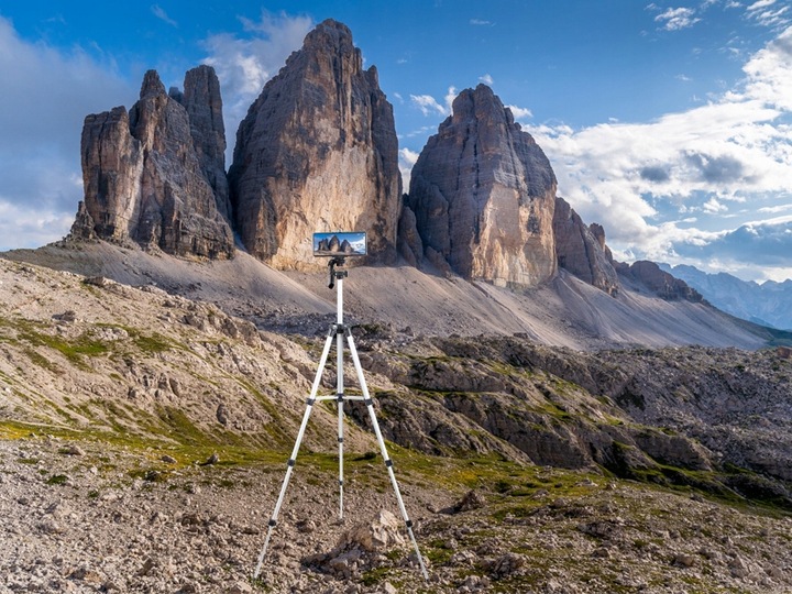 STATYW 4W1 PILOT TRIPOD UCHWYT NA TELEFON 103CM ETUI