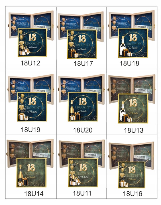Pudełko na pieniądze, SUPER PREZENT na 18 urodziny