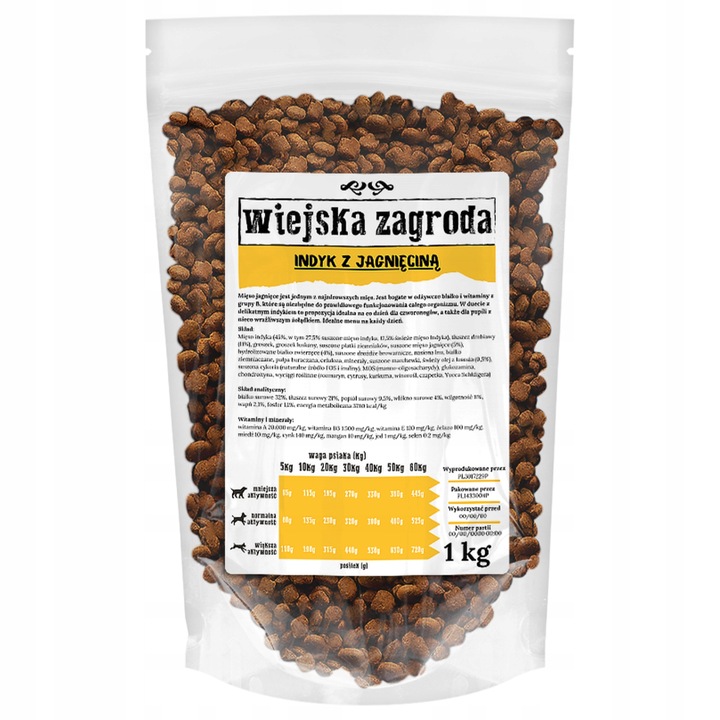 Wiejska Zagroda INDYK Z JAGNIĘCINĄ na kilogramy 1kg