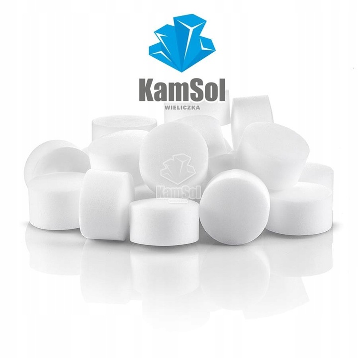 SÓL TABLETKOWANA DO ZMIĘKCZACZY PREMIUM - 20 KG - 99.9 % NaCl !!!