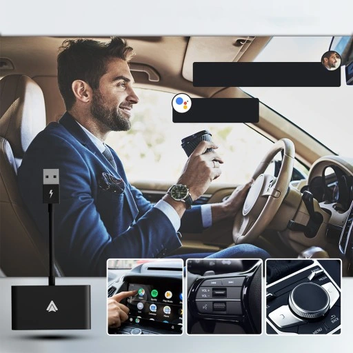 BEZPRZEWODOWY ANDROID AUTO ADAPTER XSTORM WIFI BT