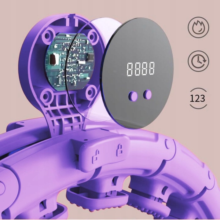 HULA HOP ODCHUDZAJĄCY SMART Z LICZNIKIEM I OBCIĄŻENIEM HULAHOP ODCHUDZAJĄCE