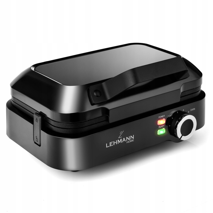 GOFROWNICA 2 DUŻE CHRUPIĄCE GOFRY MOCNA 2000W NIEPRZYWIERAJĄCA POWŁOKA