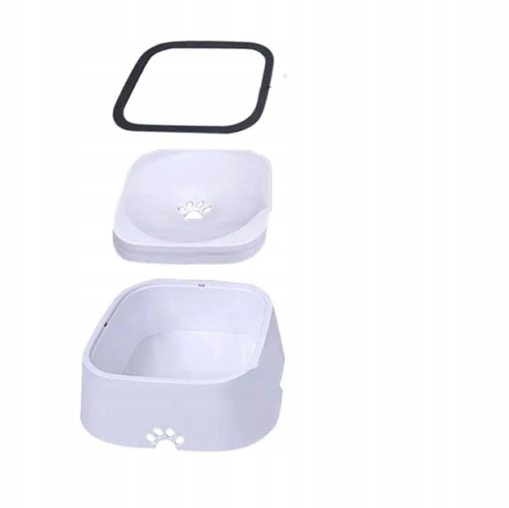 MISKA NA WODĘ PŁYWAJĄCA DLA PSA NIECHLAPIĄCA ANTYPOŚLIZGOWA 1,5L + GRATIS!!