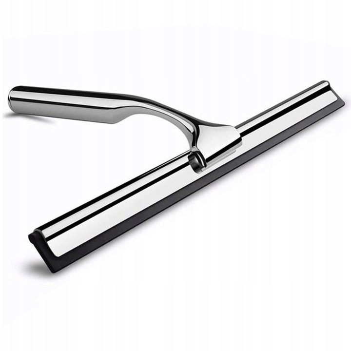 ŚCIĄGACZKA DO WODY CHROM Z UCHWYTEM DO SZYBY KABIN