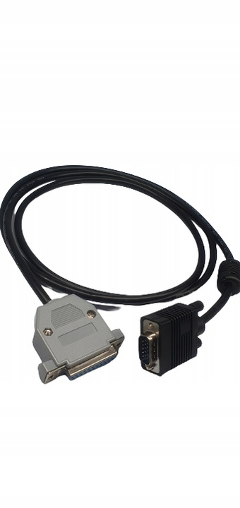 Kabel Przewód AMIGA VGA Rgb DB23 adapter 2,5m